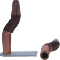 Tuffaloy - Spot Welder Tips For Use With: 4RW Electrode Holder Type: Double Bend Tip A Nose (Pointed) - Top Tool & Supply