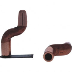 Tuffaloy - Spot Welder Tips For Use With: 5RW Electrode Holder Type: Double Bend Tip A Nose (Pointed) - Top Tool & Supply