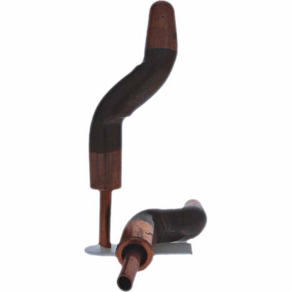 Tuffaloy - Spot Welder Tips For Use With: 5RW Electrode Holder Type: Double Bend Tip A Nose (Pointed) - Top Tool & Supply