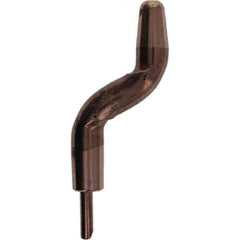 Tuffaloy - Spot Welder Tips For Use With: 5RW Electrode Holder Type: Double Bend Tip A Nose (Pointed) - Top Tool & Supply