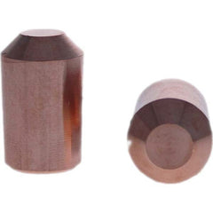 Tuffaloy - Spot Welder Tips For Use With: 4RW Electrode Holder Type: Paddle Tip E Nose (Truncated) - Top Tool & Supply