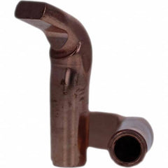 Tuffaloy - Spot Welder Tips For Use With: 5RW Electrode Holder Type: Single Bend Tip Spade Nose - Top Tool & Supply