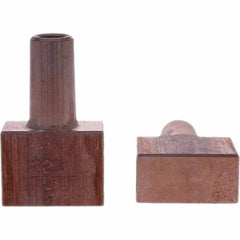 Tuffaloy - Spot Welder Tips For Use With: 5RW Electrode Holder Type: Backup Electrode Rectangular Face - Top Tool & Supply