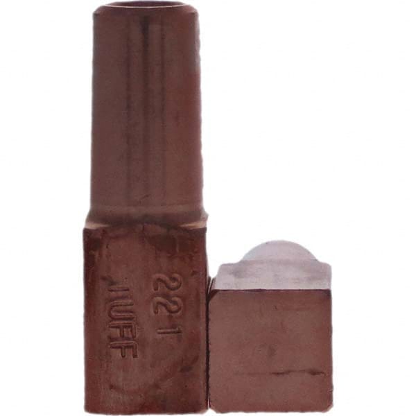 Tuffaloy - Spot Welder Tips For Use With: 5RW Electrode Holder Type: Backup Electrode Rectangular Face - Top Tool & Supply