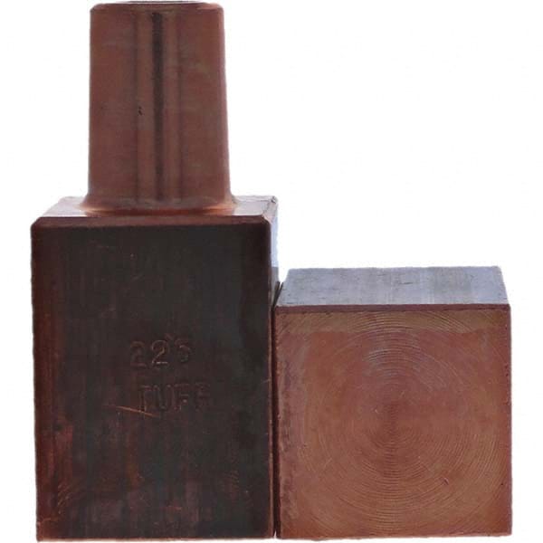 Tuffaloy - Spot Welder Tips For Use With: 5RW Electrode Holder Type: Backup Electrode Rectangular Face - Top Tool & Supply