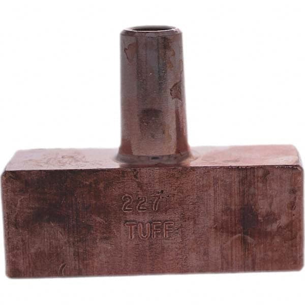 Tuffaloy - Spot Welder Tips For Use With: 4RW Electrode Holder Type: Backup Electrode Rectangular Face - Top Tool & Supply