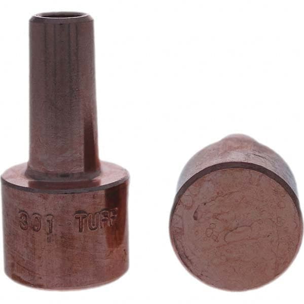 Tuffaloy - Spot Welder Tips For Use With: 4RW Electrode Holder Type: Backup Electrode Round Face - Top Tool & Supply