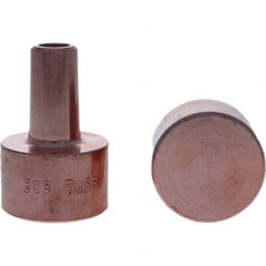 Tuffaloy - Spot Welder Tips For Use With: 4RW Electrode Holder Type: Backup Electrode Round Face - Top Tool & Supply