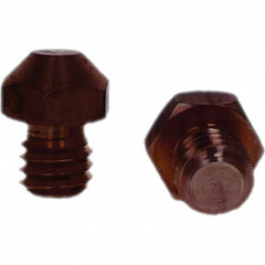 Tuffaloy - Spot Welder Tips For Use With: 3/8-16 Threaded Electrode Holder Type: Threaded Tip A Nose (Pointed) - Top Tool & Supply