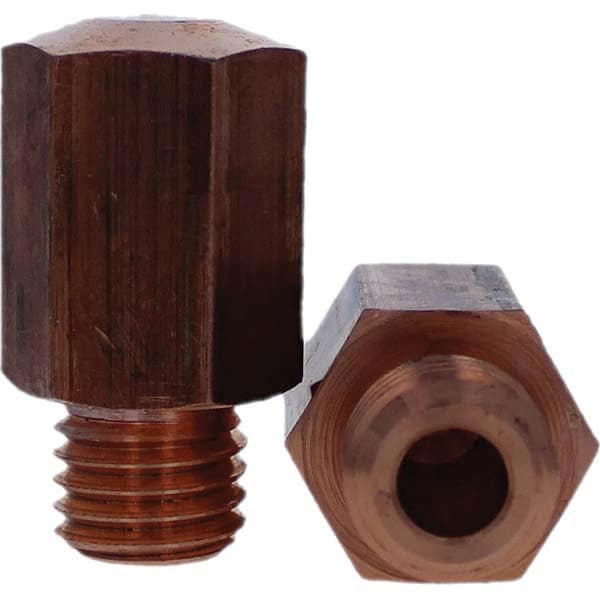 Tuffaloy - Spot Welder Tips For Use With: 5/8 - 18 Threaded Electrode Holder Type: Threaded Tip E Nose (Truncated) - Top Tool & Supply