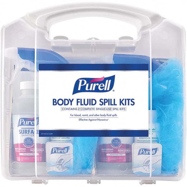 PURELL - Full First Aid Kits First Aid Kit Type: Body Fluid Clean-Up Maximum Number of People: 1 - Top Tool & Supply