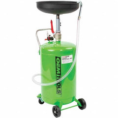 OEM Tools - Oil Drain Containers Type: Oil Drain w/Casters Container Size: 18 Gal. - Top Tool & Supply