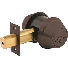 Stanley - 6 Pin Less Cylinder Double Cylinder Deadbolt - Top Tool & Supply