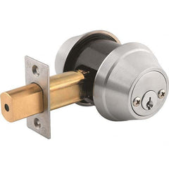 Stanley - 6 Pin Less Cylinder Double Cylinder Deadbolt - Top Tool & Supply