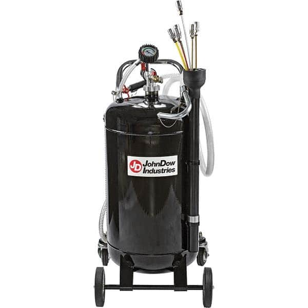 JohnDow - Oil Drain Containers Type: Pressurized Evacuation Drain w/Casters Container Size: 20 Gal. - Top Tool & Supply