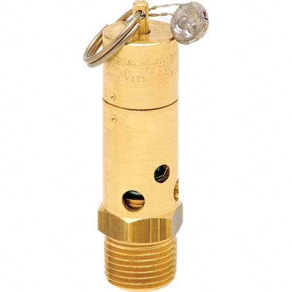 Control Devices - 1/2" Inlet, ASME Safety Valve - Top Tool & Supply