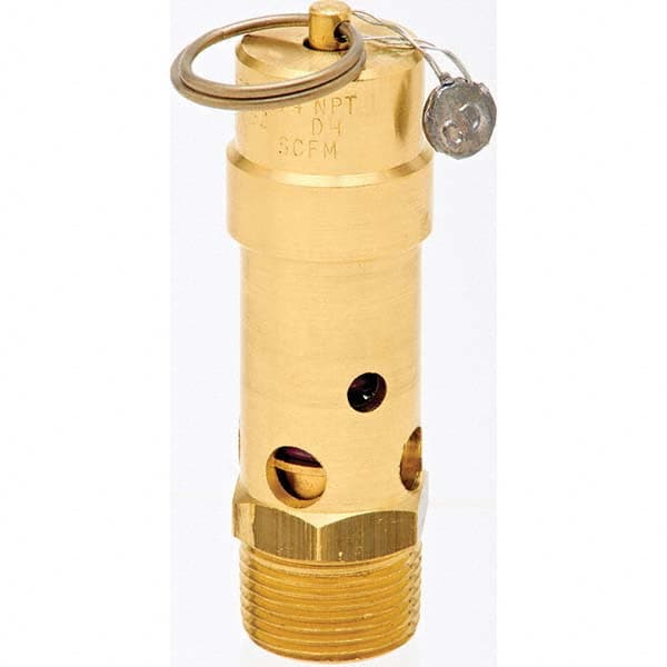 Control Devices - 3/4" Inlet, ASME Safety Valve - Top Tool & Supply