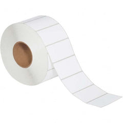 Value Collection - Pack of 4 Rolls, 3,000 Labels per Roll, 4" x 2" White Topcoated Facestock Thermal Labels - Top Tool & Supply