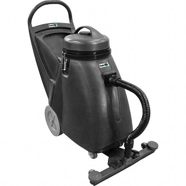 Nilfisk - 18 Gal Plastic Tank, Electric Powered Wet/Dry Vacuum - 1.17 Peak hp, 100/120 Volt, 8 Amps, 9' Hose Fitting, Cloth Filter, Accessories Included - Top Tool & Supply