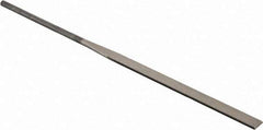 Grobet - 5-1/2" Needle Precision Swiss Pattern Round File - Round Handle - Top Tool & Supply