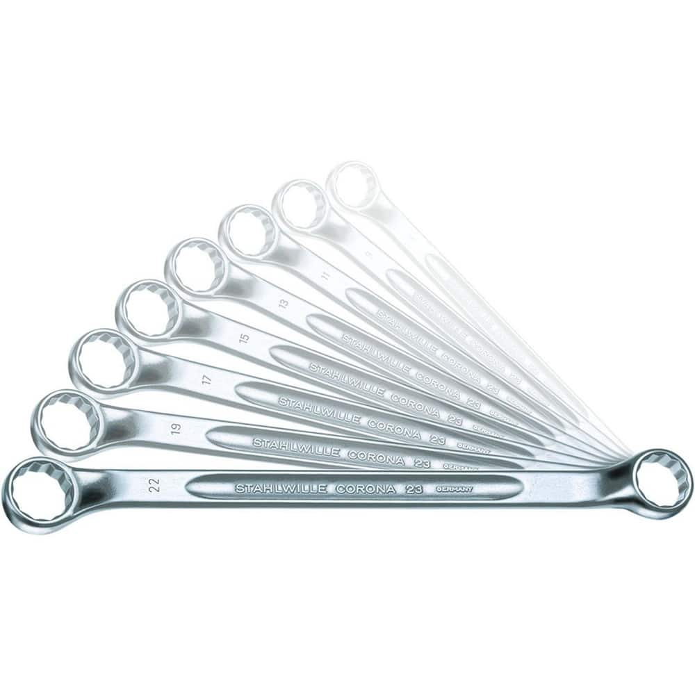 Wrench Sets; Set Type: Double Box End Wrench; System Of Measurement: Metric; Container Type: Carton; Wrench Size: 6x7 to 18x19 mm; Material: Alloy Steel; Chrome; Finish: Chrome-Plated; Overall Length: 11.2599 in; Non-sparking: No; Corrosion-resistant: No;