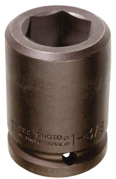 Proto - #5 Spline Drive, 2-5/8" Socket, Impact Socket - 6 Points, 4-1/2" OAL - Top Tool & Supply