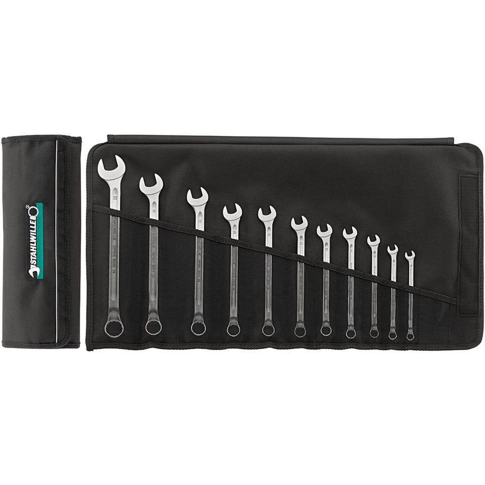 Wrench Sets; Set Type: Combination Wrench; System Of Measurement: Metric; Container Type: Plastic Tray; Wrench Size: 8 to 19 mm; Material: Alloy Steel; Chrome; Finish: Chrome-Plated; Overall Length: 16.1418 in; Non-sparking: No; Corrosion-resistant: No; R