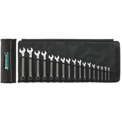 Wrench Sets; Set Type: Combination Wrench; System Of Measurement: Metric; Container Type: Wallet; Roll; Wrench Size: 6 to 22 mm; Material: Alloy Steel; Chrome; Finish: Chrome-Plated; Overall Length: 10.6300 in; Non-sparking: No; Corrosion-resistant: No; R