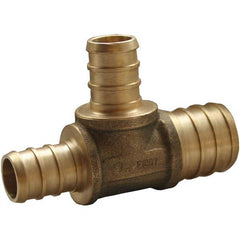 Jones Stephens - Brass & Chrome Pipe Fittings Type: Tee Fitting Size: 3/4 x 3/4 x 1/2 - Top Tool & Supply