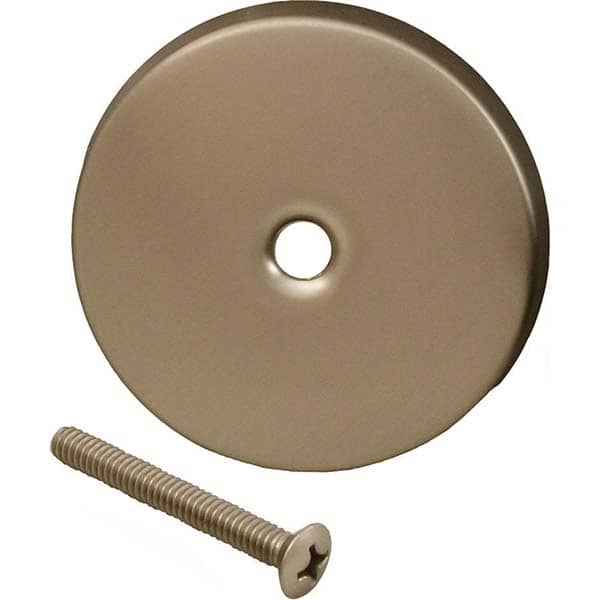 Jones Stephens - Shower Heads & Accessories Type: Overflow Plate Finish/Coating: Nickel - Top Tool & Supply