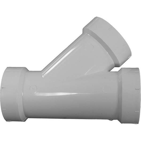 Jones Stephens - Drain, Waste & Vent Pipe Fittings Type: Wye Fitting Size: 3 x 1-1/2 (Inch) - Top Tool & Supply