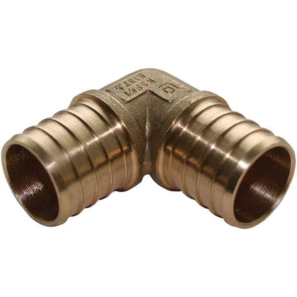 Jones Stephens - Brass & Chrome Pipe Fittings Type: 90 Elbow Fitting Size: 1 - Top Tool & Supply