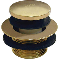 Jones Stephens - Shower Heads & Accessories Type: Bath Drain Finish/Coating: Polished Brass - Top Tool & Supply