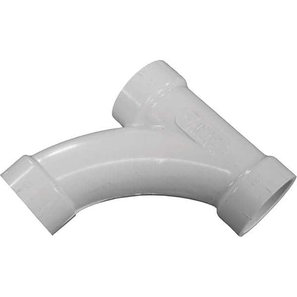 Jones Stephens - Drain, Waste & Vent Pipe Fittings Type: Long Turn Tee Wye Fitting Size: 1-1/2 (Inch) - Top Tool & Supply