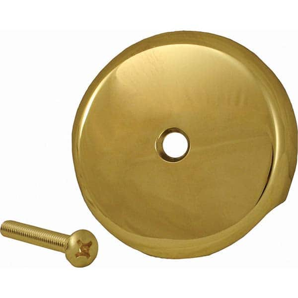 Jones Stephens - Shower Heads & Accessories Type: Overflow Plate Finish/Coating: Polished Brass - Top Tool & Supply