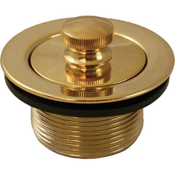 Jones Stephens - Shower Heads & Accessories Type: Bath Drain Finish/Coating: Polished Brass - Top Tool & Supply