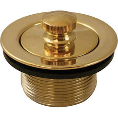 Jones Stephens - Shower Heads & Accessories Type: Bath Drain Finish/Coating: Polished Brass - Top Tool & Supply