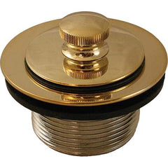 Jones Stephens - Shower Heads & Accessories Type: Bath Drain Finish/Coating: Polished Brass - Top Tool & Supply