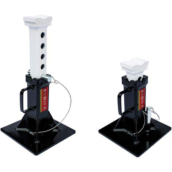 Transmission & Engine Jack Stands; Type: Manual; Load Capacity: 24000.0 lb; Load Capacity (Lb.): 24000.000; 24000.0 lb; Minimum Height: 12 in; Minimum Height: 12; 12 in; Maximum Height: 18 in; Maximum Height: 18 in; 18; Minimum Order Quantity: Steel; Mate