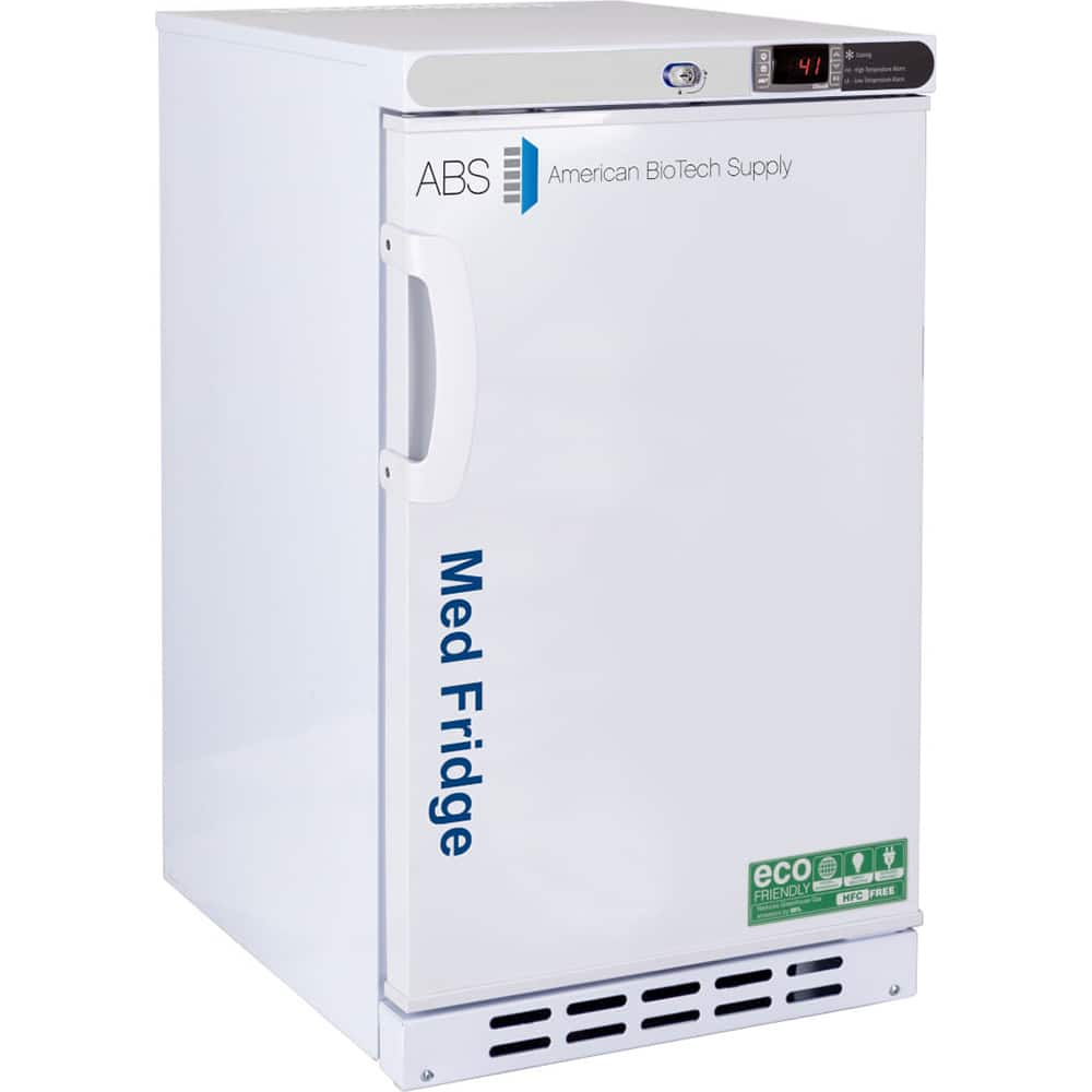 American BioTech Supply - Laboratory Refrigerators and Freezers Type: Pharmacy Refrigerator Volume Capacity: 2.5 Cu. Ft. - Top Tool & Supply