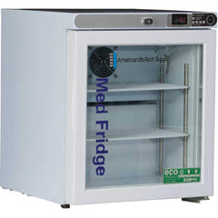 American BioTech Supply - Laboratory Refrigerators and Freezers Type: Pharmacy Refrigerator Volume Capacity: 1 Cu. Ft. - Top Tool & Supply