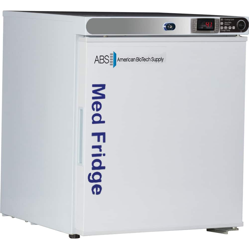 American BioTech Supply - Laboratory Refrigerators and Freezers Type: Pharmacy Refrigerator Volume Capacity: 1 Cu. Ft. - Top Tool & Supply