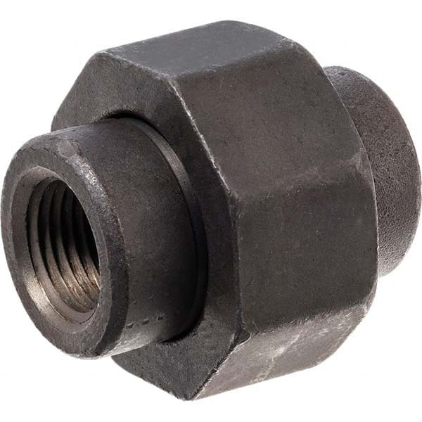 USA Sealing - Black Pipe Fittings Type: Union Fitting Size: 3/8 (Inch) - Top Tool & Supply