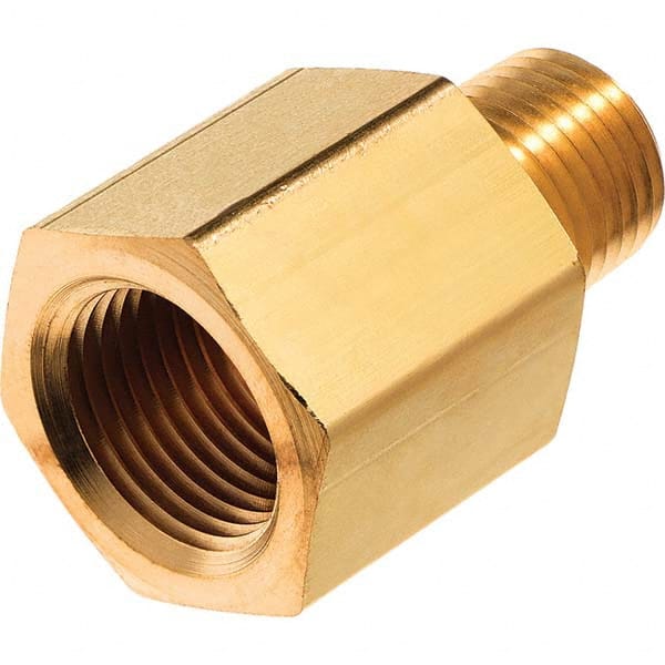 USA Sealing - 3/4 x 1/4" Brass Pipe Reducing Adapter - Top Tool & Supply