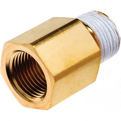 USA Sealing - 1/2" Brass Pipe Adapter - Top Tool & Supply