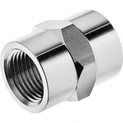 USA Sealing - 3/8" Galvanized Steel Pipe Hex Coupling - Top Tool & Supply