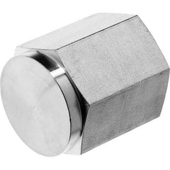 USA Sealing - 3/8" 316 Stainless Steel Pipe Hex Cap - Exact Industrial Supply