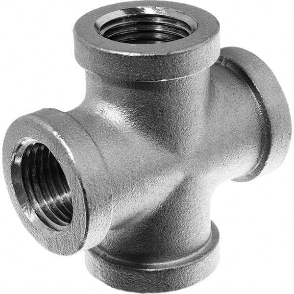 USA Sealing - 3/4" 316 Stainless Steel Pipe Cross - Exact Industrial Supply