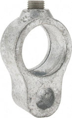 Kee - 1" Pipe, Malleable Iron Gate Hinge Fitting - Galvanized Finish - Top Tool & Supply