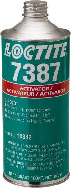 Loctite - 32 Fl Oz, Amber Adhesive Activator - Top Tool & Supply